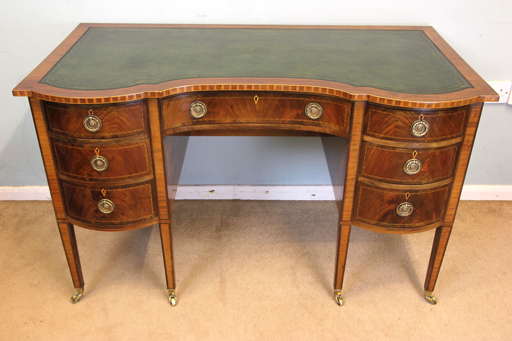 Edwardian Inlaid Mahogany Writing Desk C.1910 (1 of 1) Edwardian Inlaid Mahogany Writing Desk C.1910 (1 of 1)