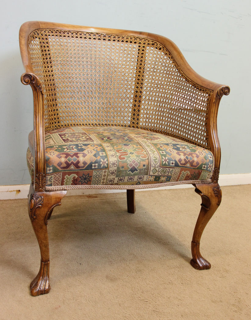 Bergere Armchair Tub Chair C.1920 (1 of 1) Bergere Armchair Tub Chair C.1920 (1 of 1)