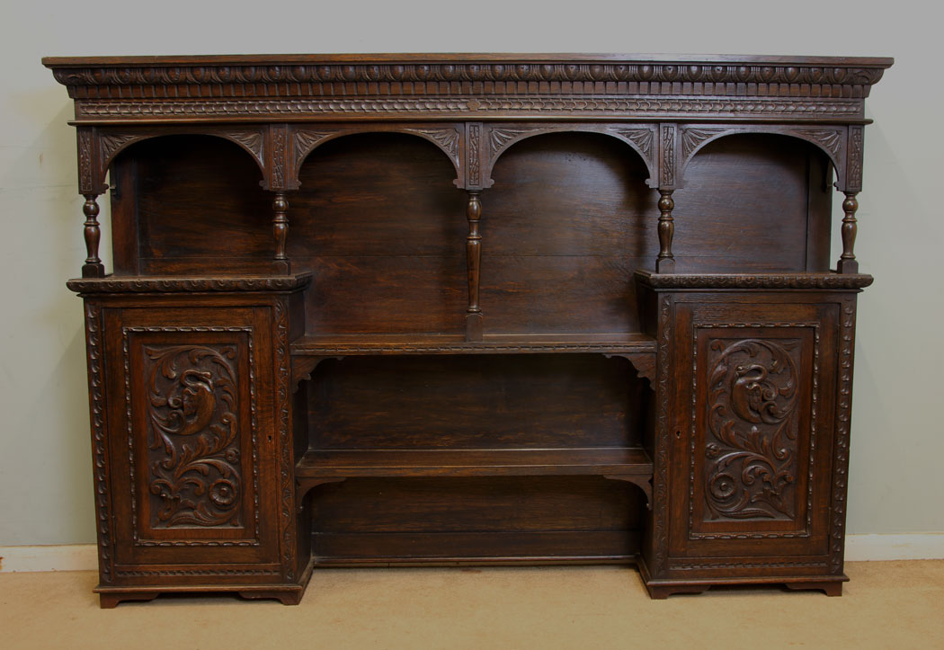 Slim Antique Oak Sideboard Dresser (1 of 1) Slim Antique Oak Sideboard Dresser (1 of 1)