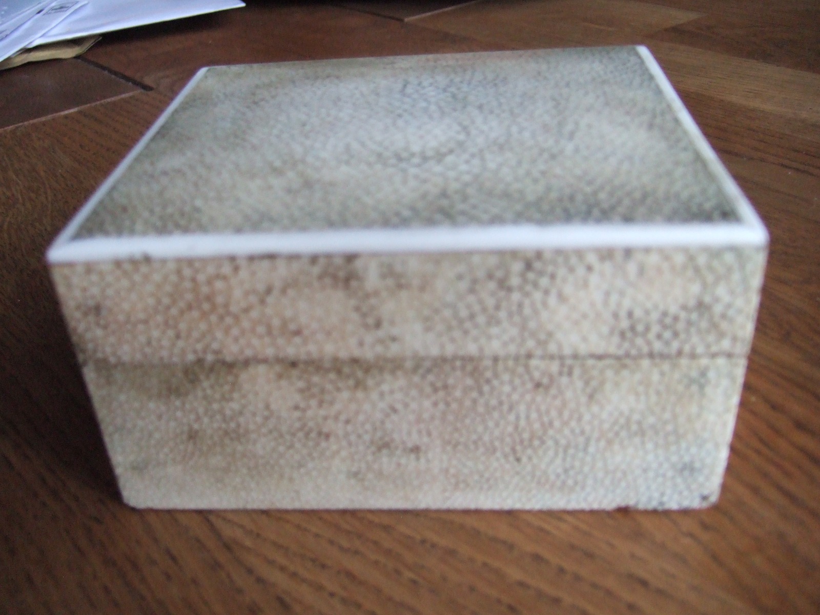 Early 20th Century Shagreen Covered Box (1 of 1) Early 20th Century Shagreen Covered Box (1 of 1)