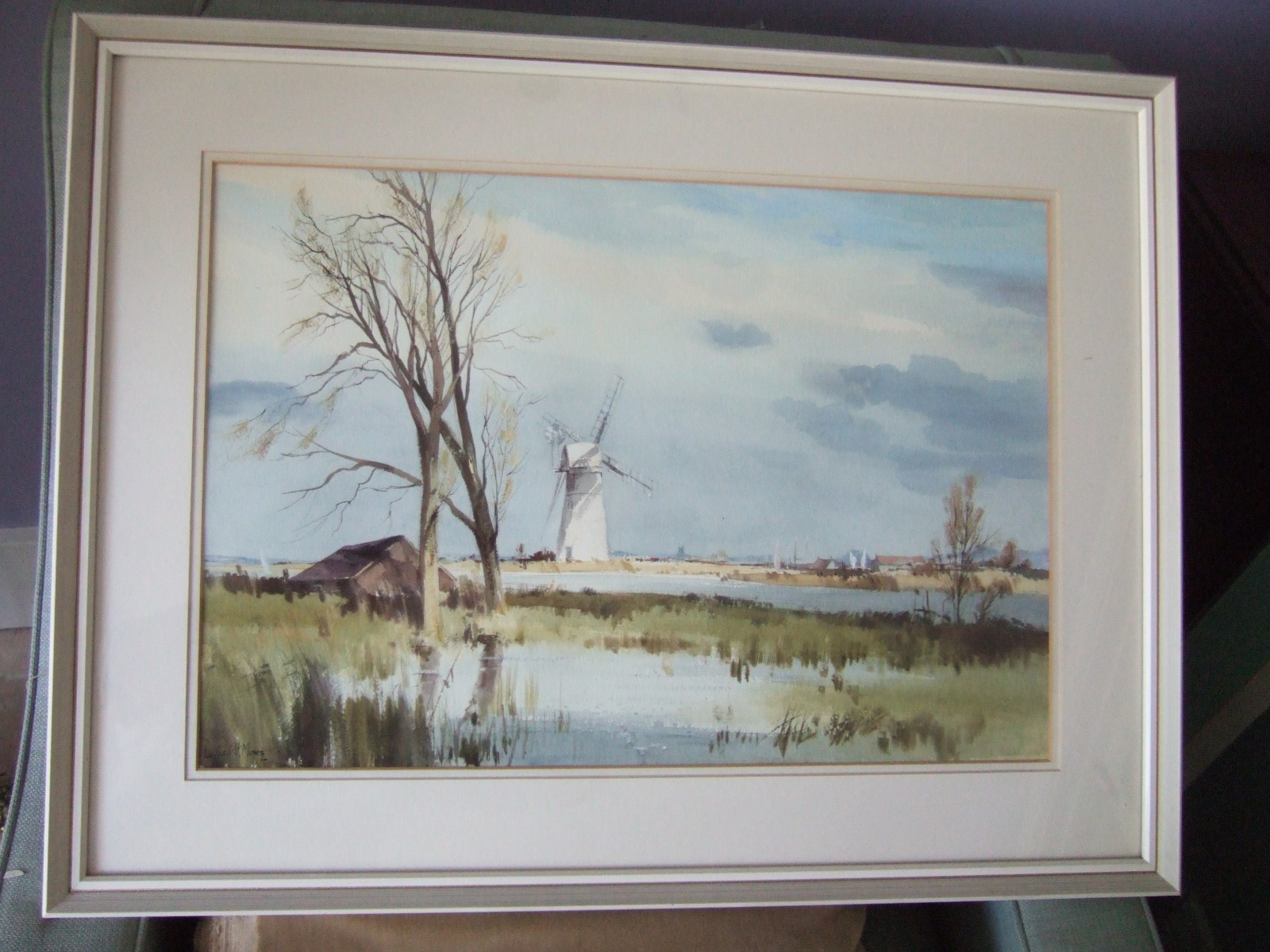 Leslie L H Moore: Watercolour of Rural Norfolk (1 of 5) Leslie L H Moore: Watercolour of Rural Norfolk (1 of 5)
