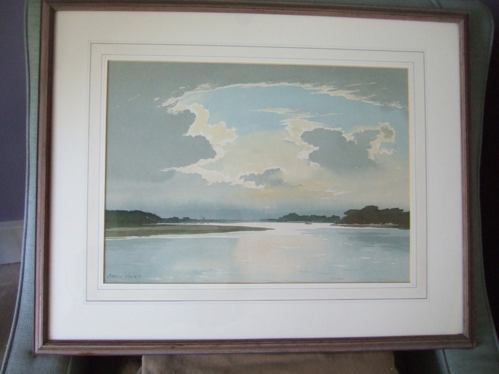 Edwin Lawson James Harris Watercolour of Chichester Harbour (1 of 6) Edwin Lawson James Harris Watercolour of Chichester Harbour (1 of 6)
