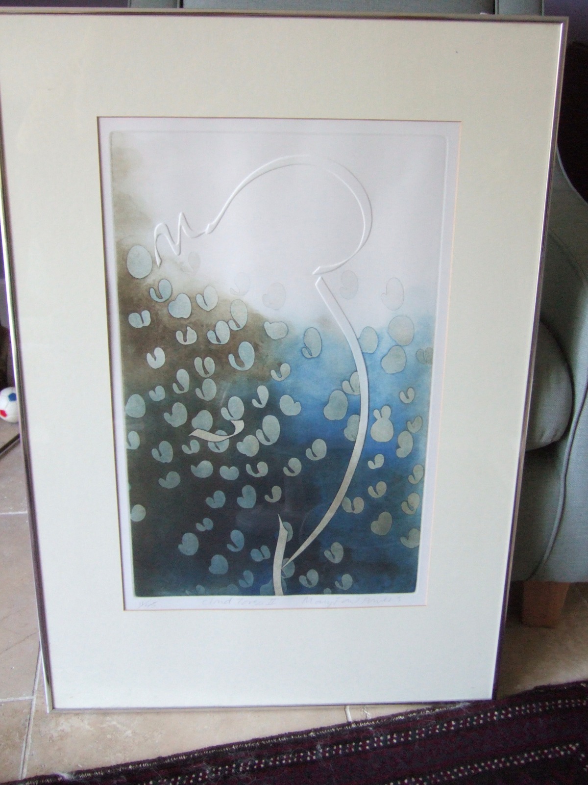 Mary Farl Powers Limited Edition Print "Cloud Torso 2" (1 of 4) Mary Farl Powers Limited Edition Print "Cloud Torso 2" (1 of 4)