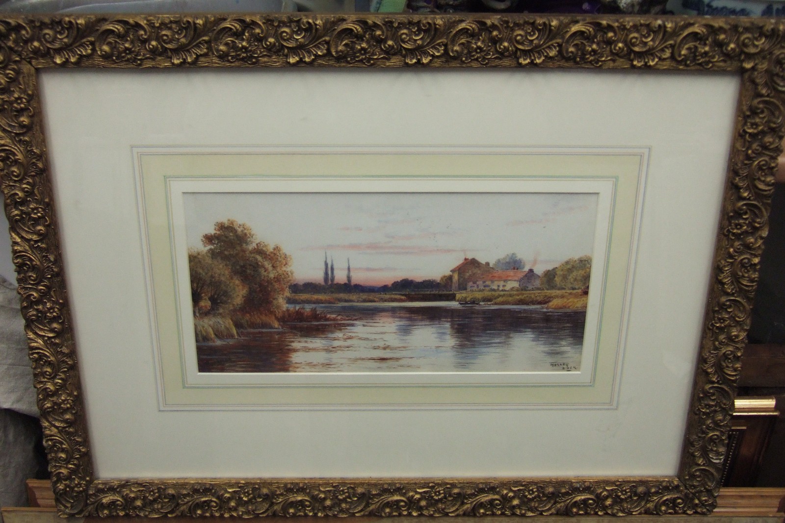 F.A. MacDonald Watercolour of Hurley Lock On the Thames (1 of 5) F.A. MacDonald Watercolour of Hurley Lock On the Thames (1 of 5)