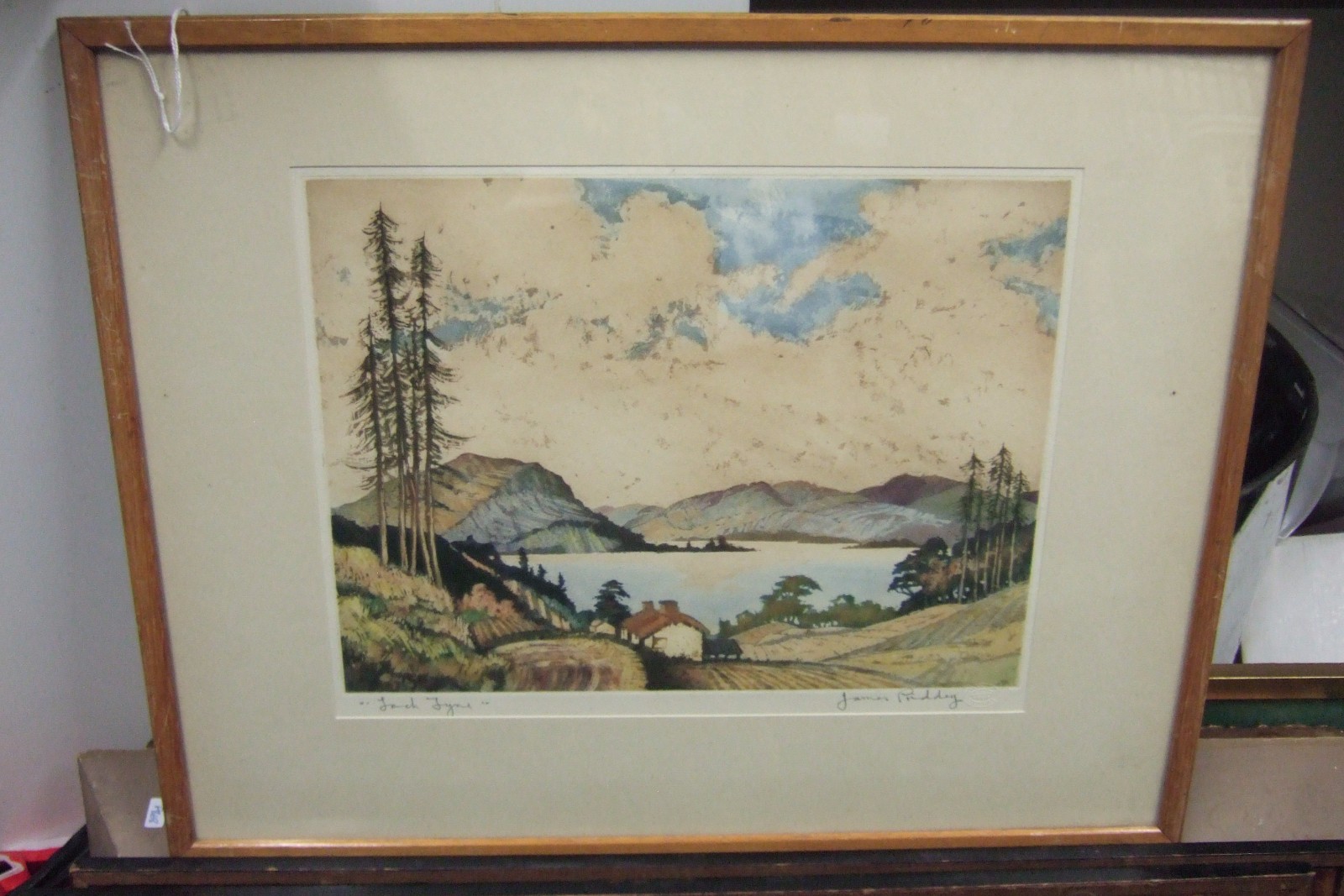 James Priddey (1916-1980) Artist's Proof Lithograph of Loch Fyne, Scotland (1 of 1) James Priddey (1916-1980) Artist's Proof Lithograph of Loch Fyne, Scotland (1 of 1)