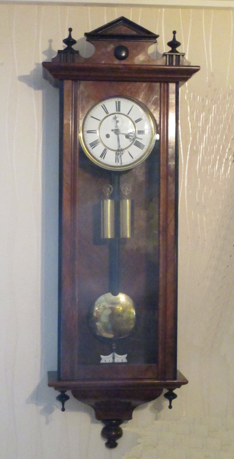 Victorian 2-Weight Vienna Regulator c.1880 (1 of 1) Victorian 2-Weight Vienna Regulator c.1880 (1 of 1)