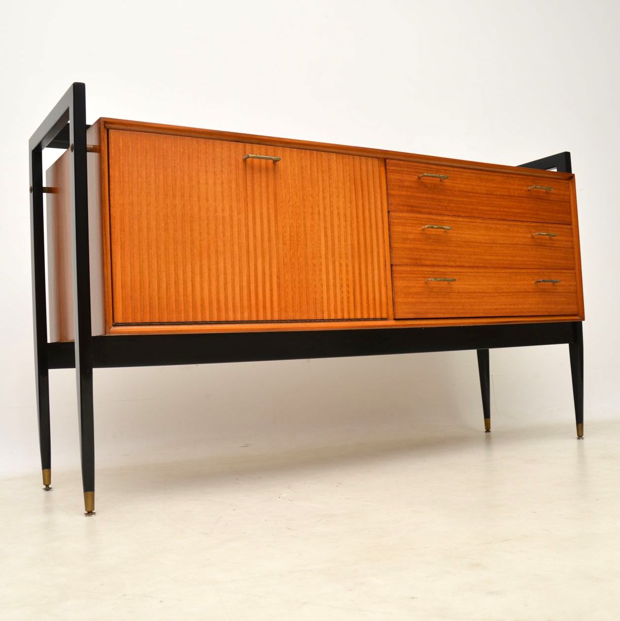 Vintage Ebonised Walnut Sideboard c.1950 (1 of 1)