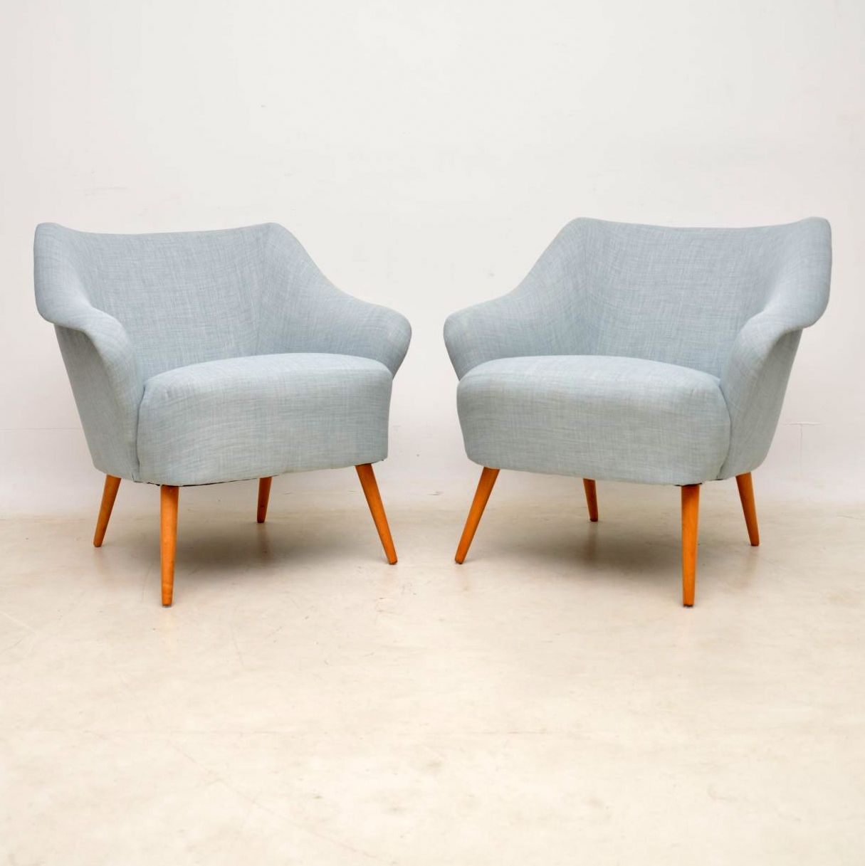 Pair of Vintage Cocktail Armchairs 1950s (1 of 1)