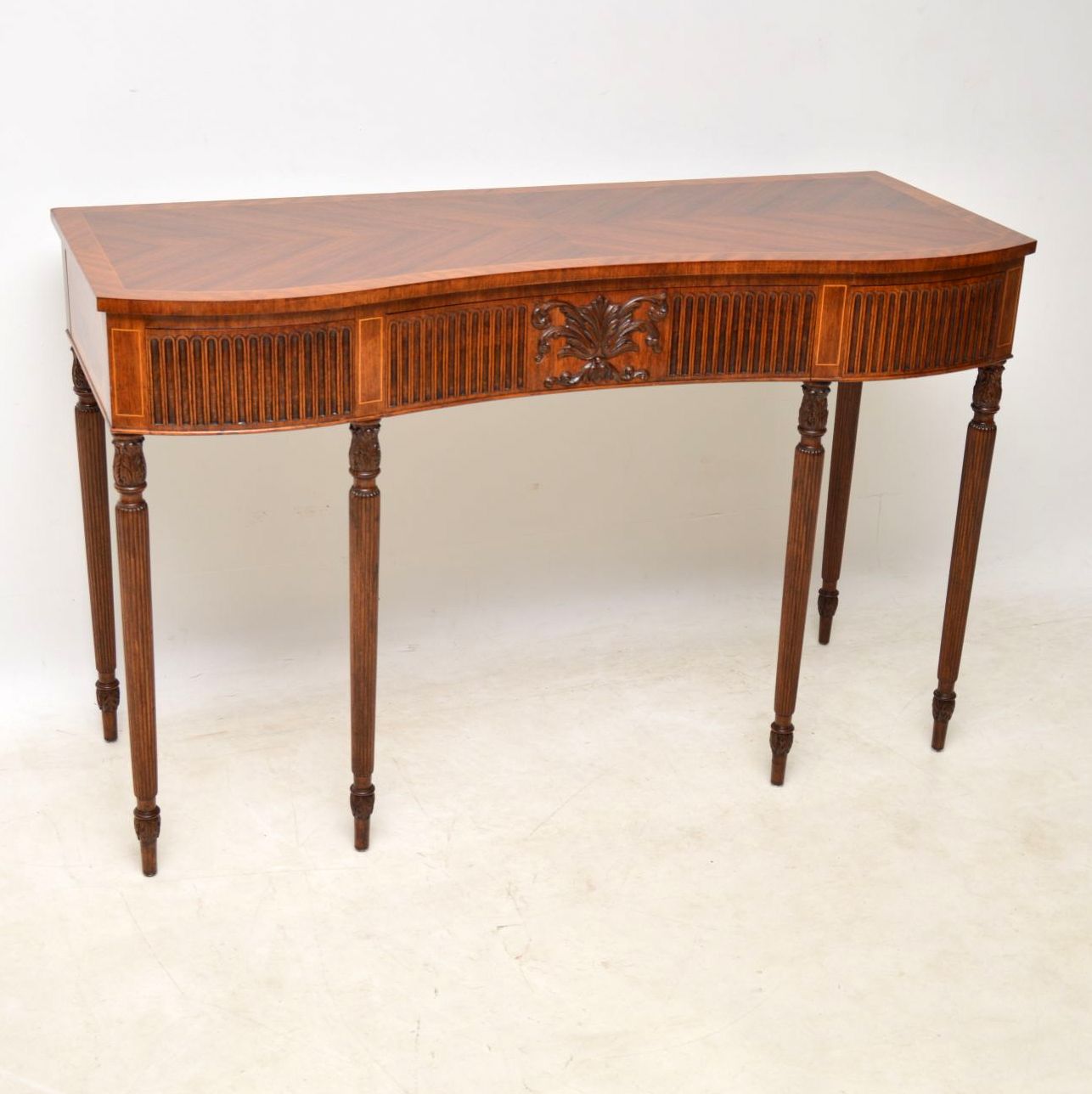 Inlaid Mahogany & Kingwood Server Console Table c.1930 (1 of 11) Inlaid Mahogany & Kingwood Server Console Table c.1930 (1 of 11)