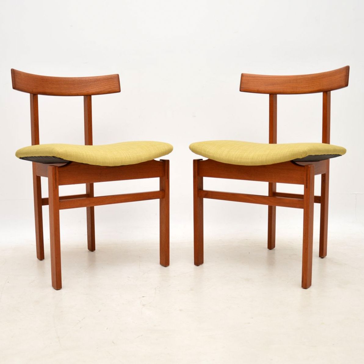 Pair of Danish Teak Side Chairs by Inger Klingenberg for France & Son c.1960 (1 of 1)