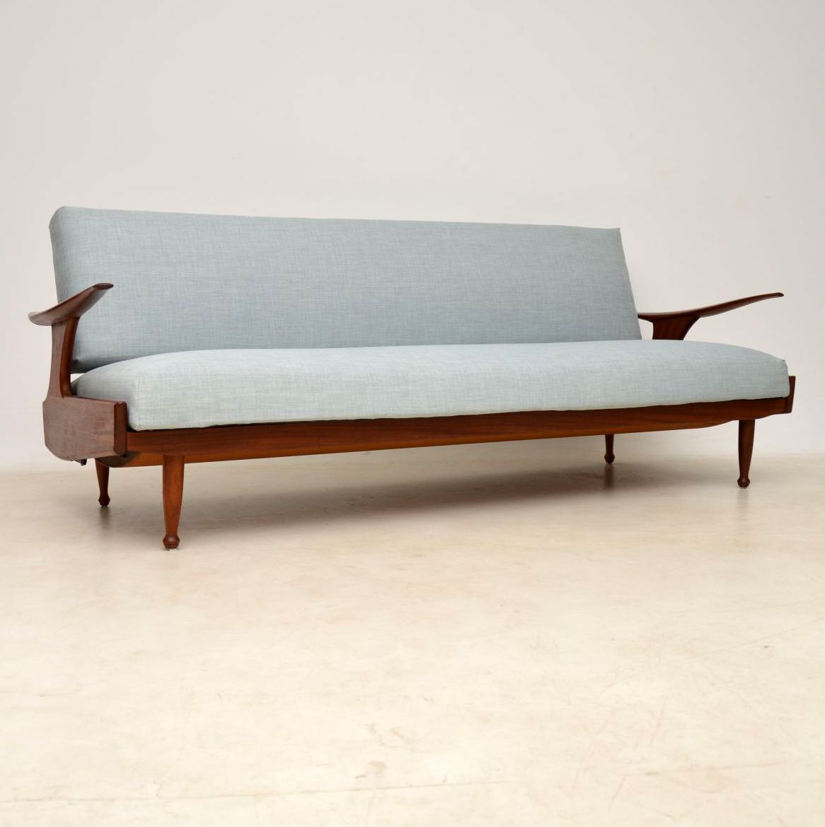1960s Vintage Afromosia Sofa Bed by Greaves & Thomas (1 of 12)