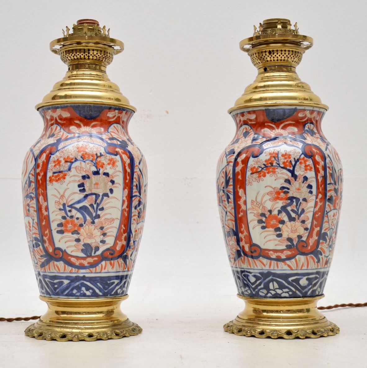 Pair of Antique Imari Table Lamps c.1890 (1 of 1) Pair of Antique Imari Table Lamps c.1890 (1 of 1)