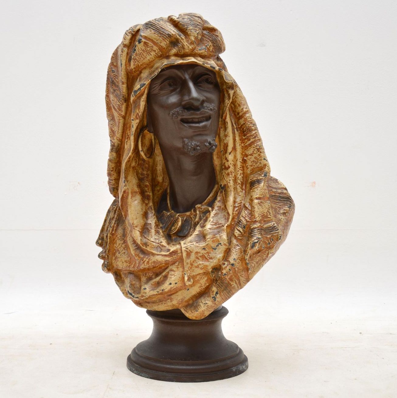 Antique Spelter Bust of a Moorish Man c.1890 (1 of 1) Antique Spelter Bust of a Moorish Man c.1890 (1 of 1)
