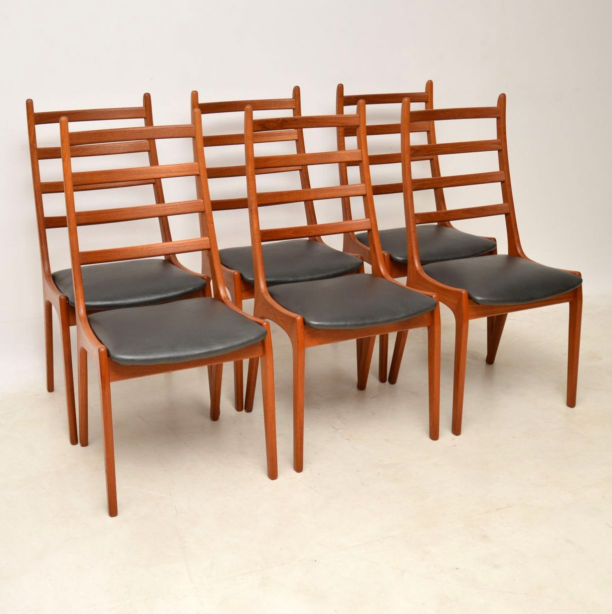 1960s Set of 6 Danish Teak Dining Chairs by Kai Kristiansen (1 of 1)