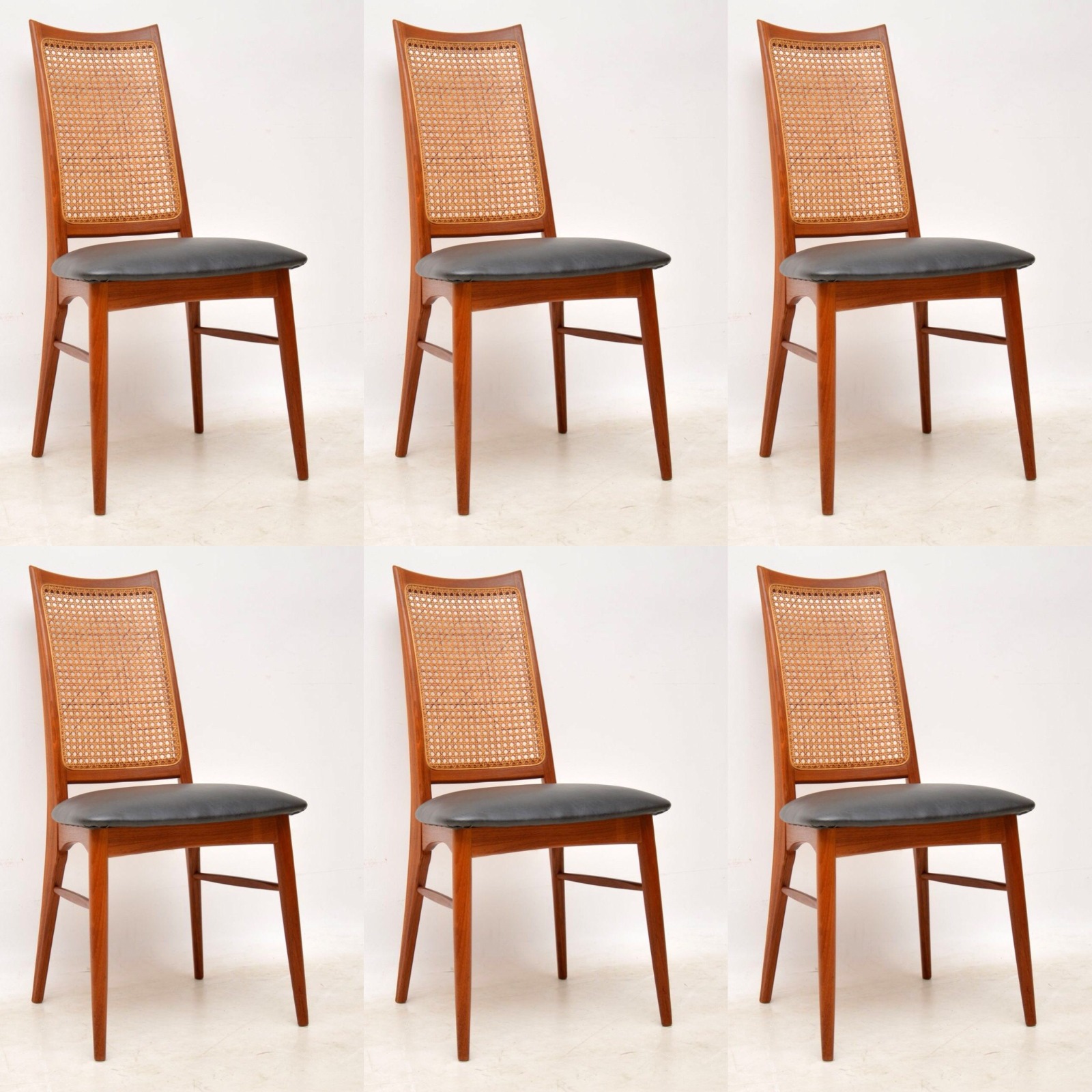1960s Set of 6 Danish Teak Dining Chairs by Niels Koefoed (1 of 1)