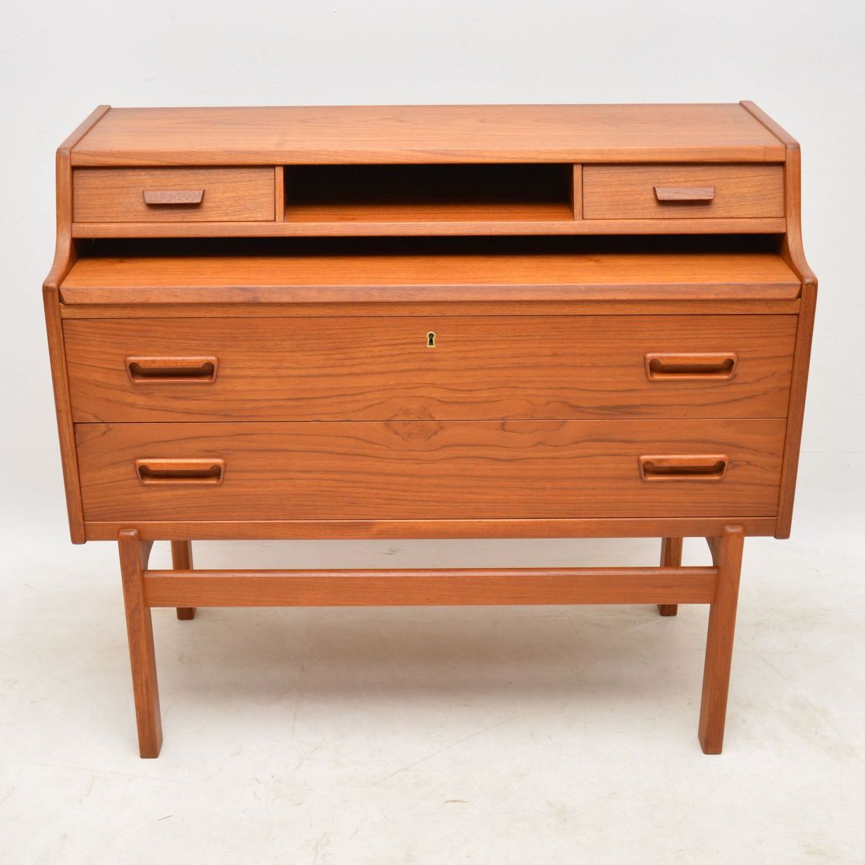 1960s Danish Teak Writing Bureau by Arne Wahl Iversen (1 of 1)