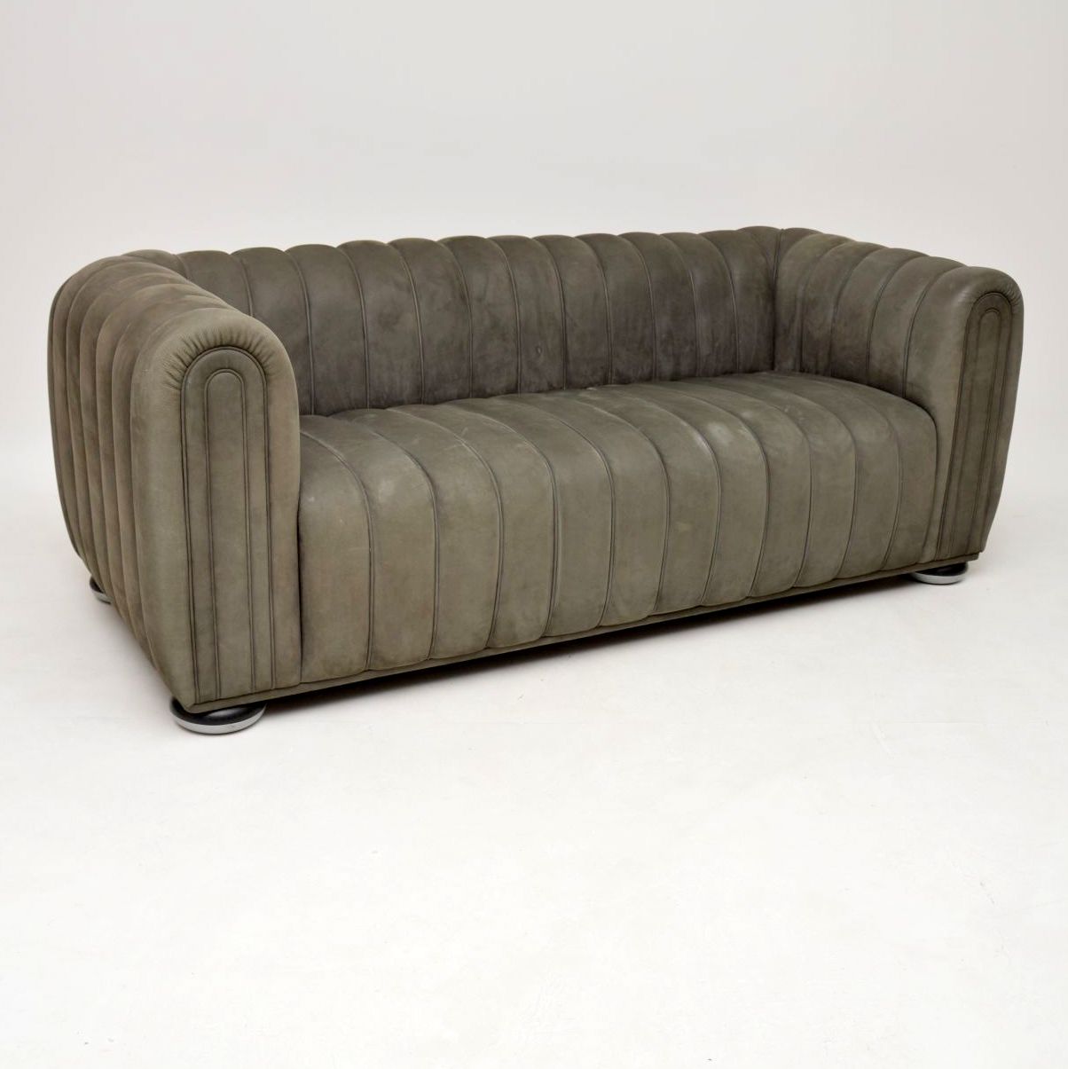 Josef Hoffmann Club 1910 Sofa in Nubuck Leather by Wittmann (1 of 1) Josef Hoffmann Club 1910 Sofa in Nubuck Leather by Wittmann (1 of 1)