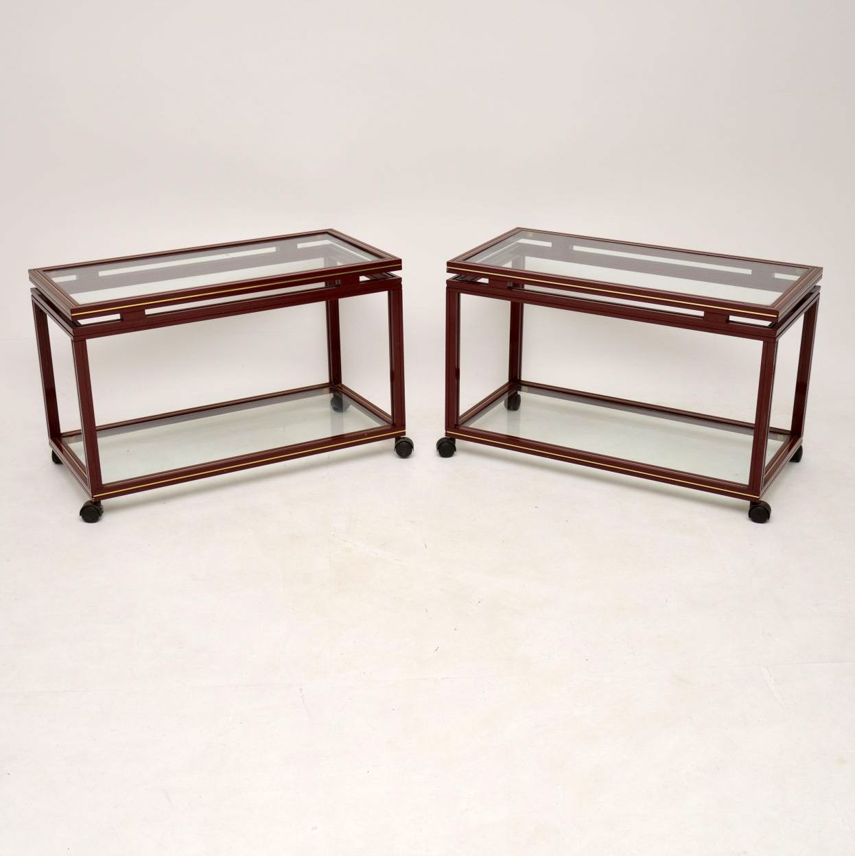 Pair of 1970s Vintage French Side Tables by Pierre Vandel Paris (1 of 10)