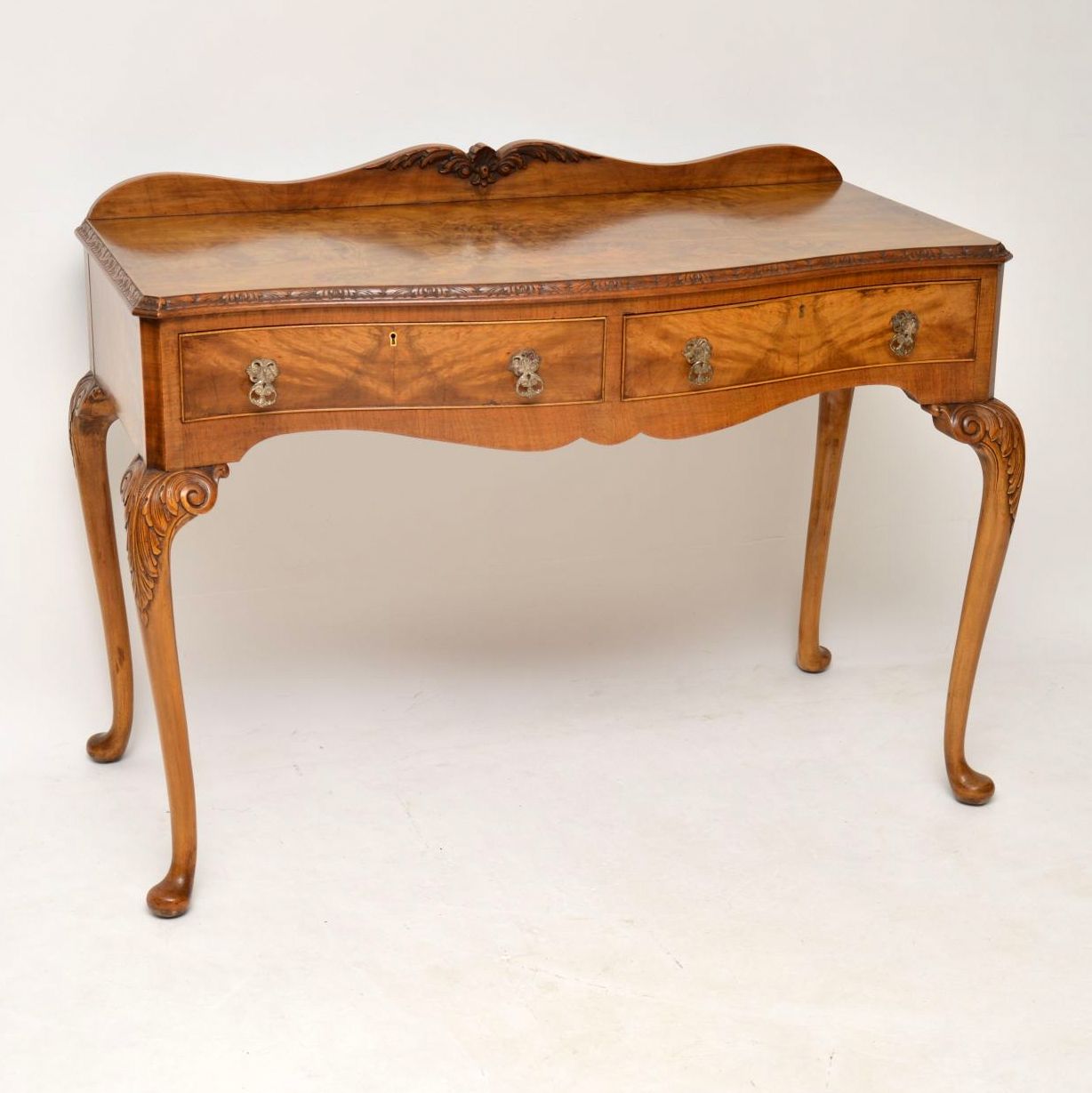 Burr Walnut Console / Server Table c.1920 (1 of 1) Burr Walnut Console / Server Table c.1920 (1 of 1)