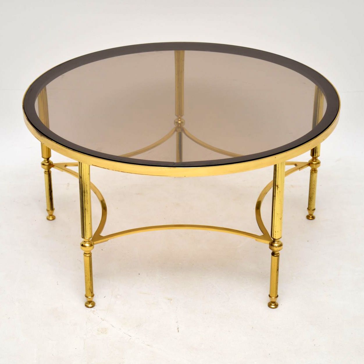Vintage French Brass & Glass Coffee Table 1960s (1 of 1) Vintage French Brass & Glass Coffee Table 1960s (1 of 1)