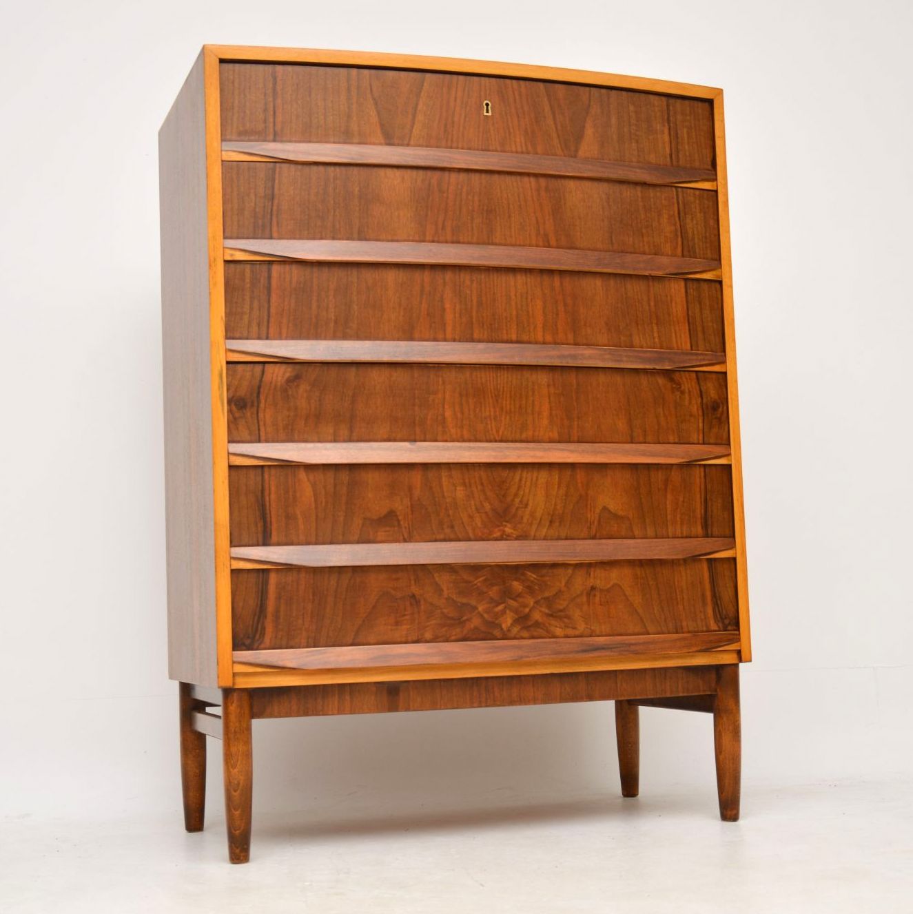 1960s Vintage Danish Walnut Chest of Drawers (1 of 1)