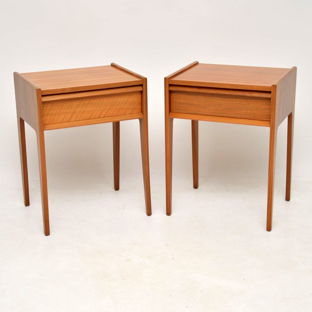 Pair of 1960s Vintage Walnut Bedside Tables by Younger (1 of 1)