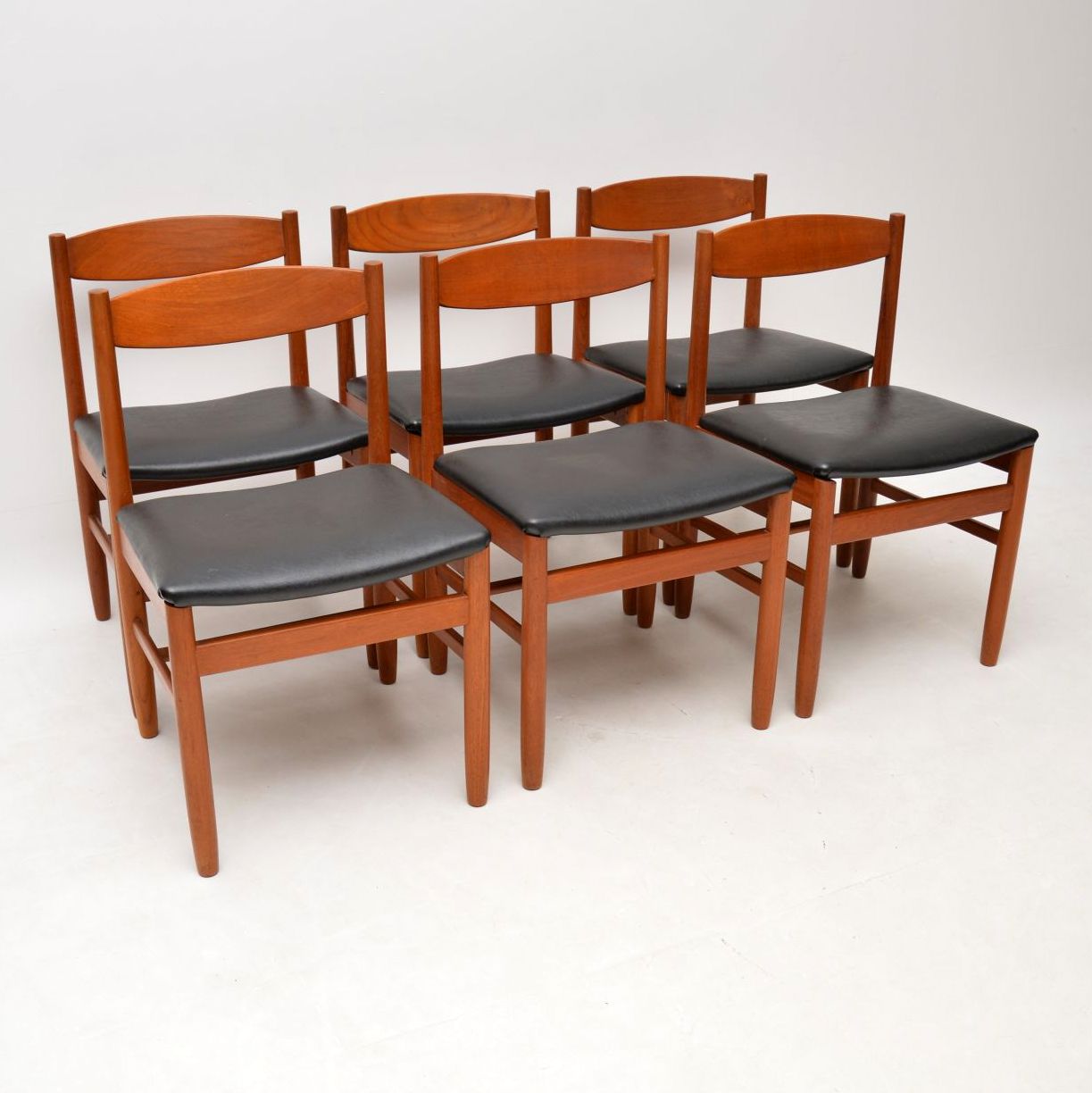 Set of 6 Teak Vintage Dining Chairs by Robert Heritage for Archie Shine 1960s (1 of 1)