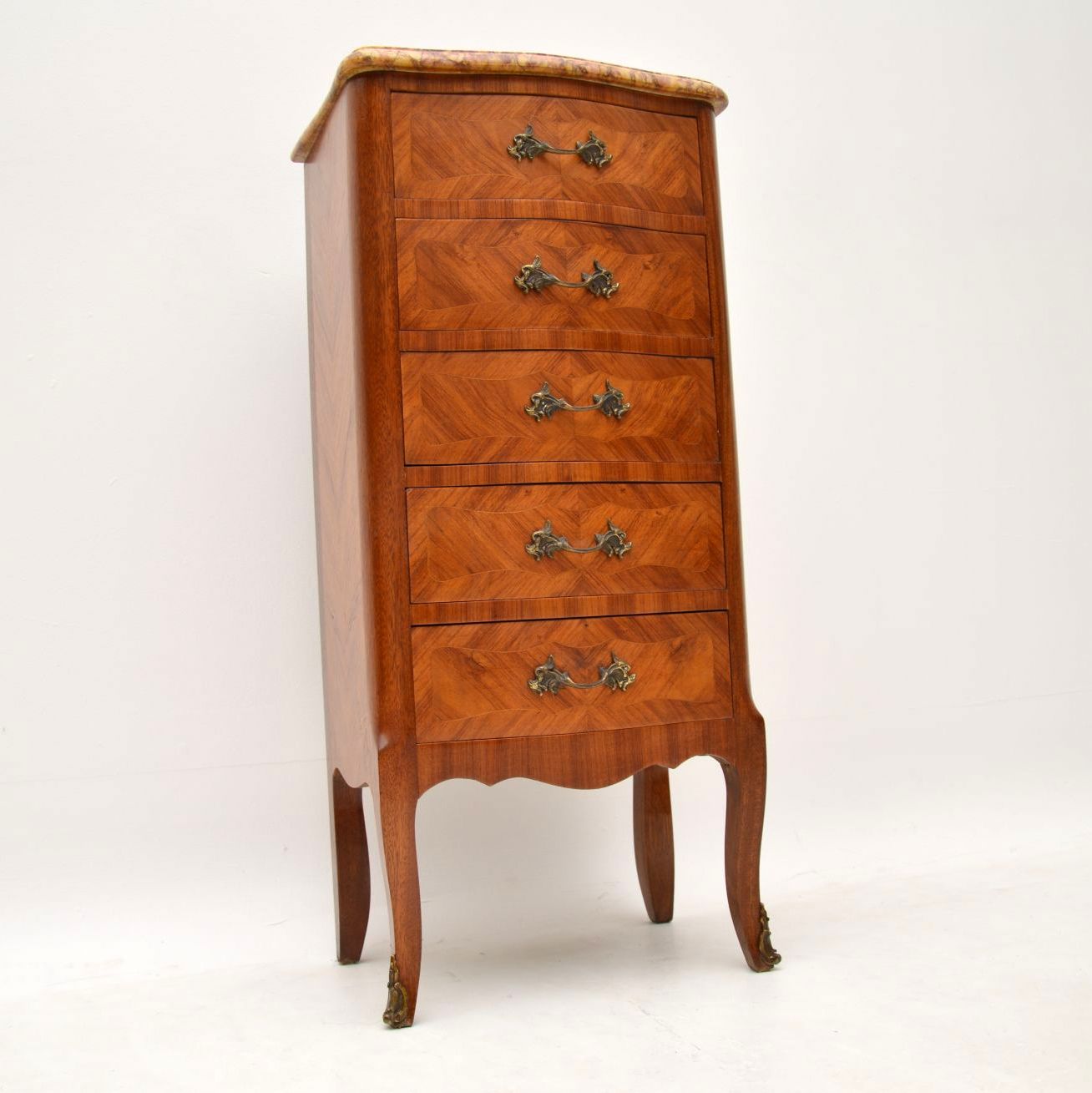 French Marble Top Chest of Drawers c.1920 (1 of 1) French Marble Top Chest of Drawers c.1920 (1 of 1)