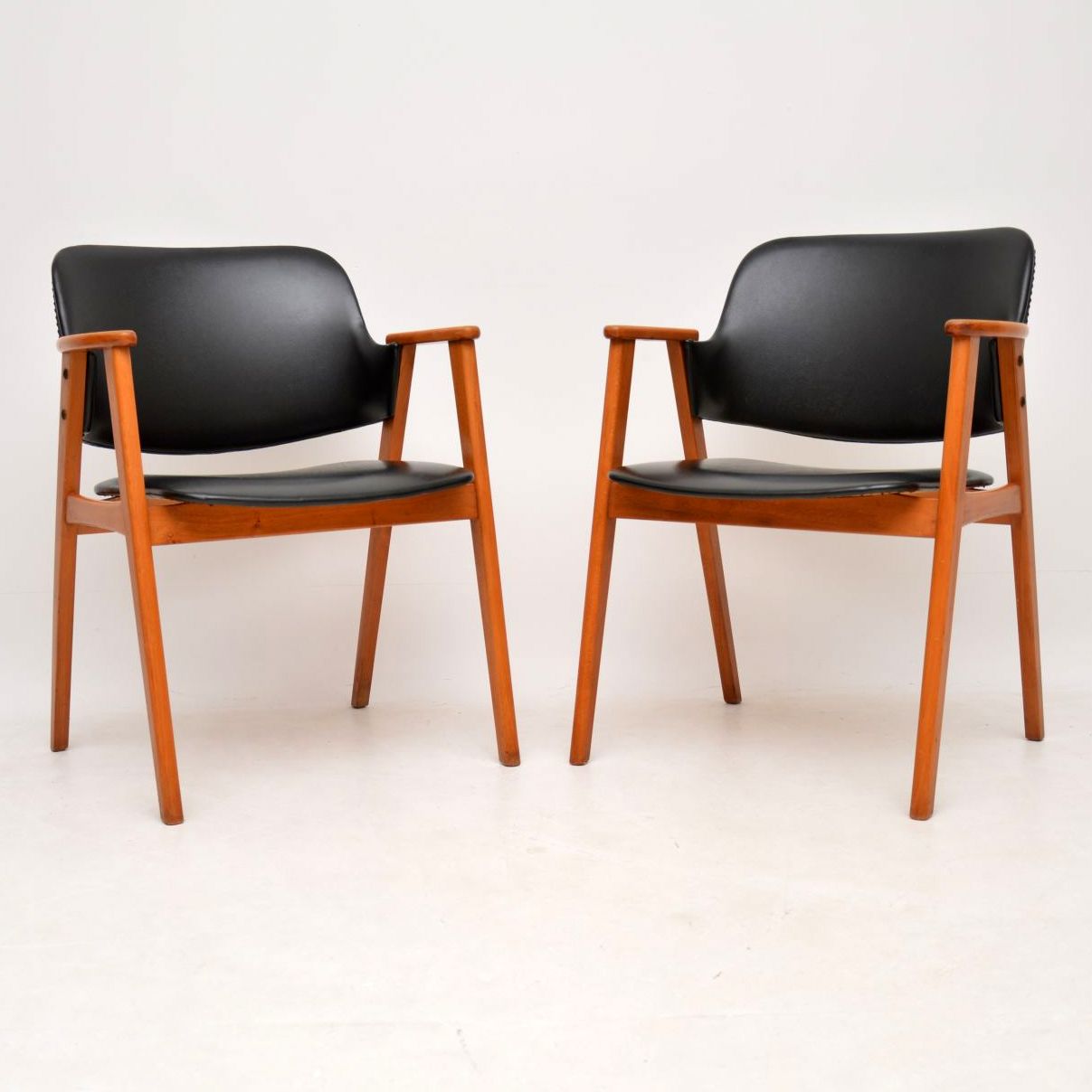 1960s Pair of Danish Open Armchairs (1 of 1)