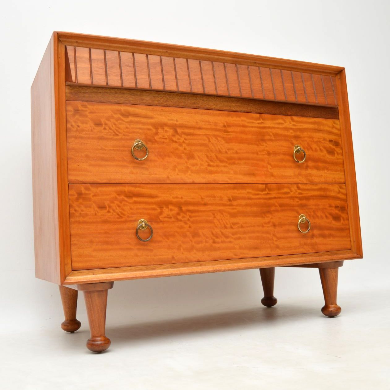 1950s Vintage Satinwood Heals Chest of Drawers (1 of 1) 1950s Vintage Satinwood Heals Chest of Drawers (1 of 1)