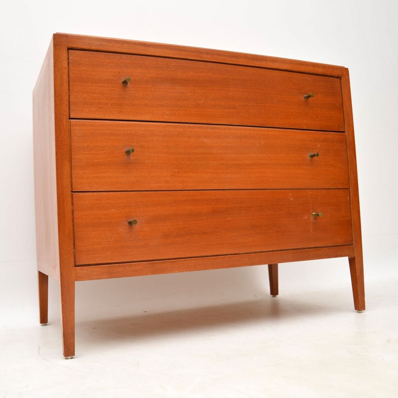 1960s Vintage Teak & Brass Chest of Drawers (1 of 1)