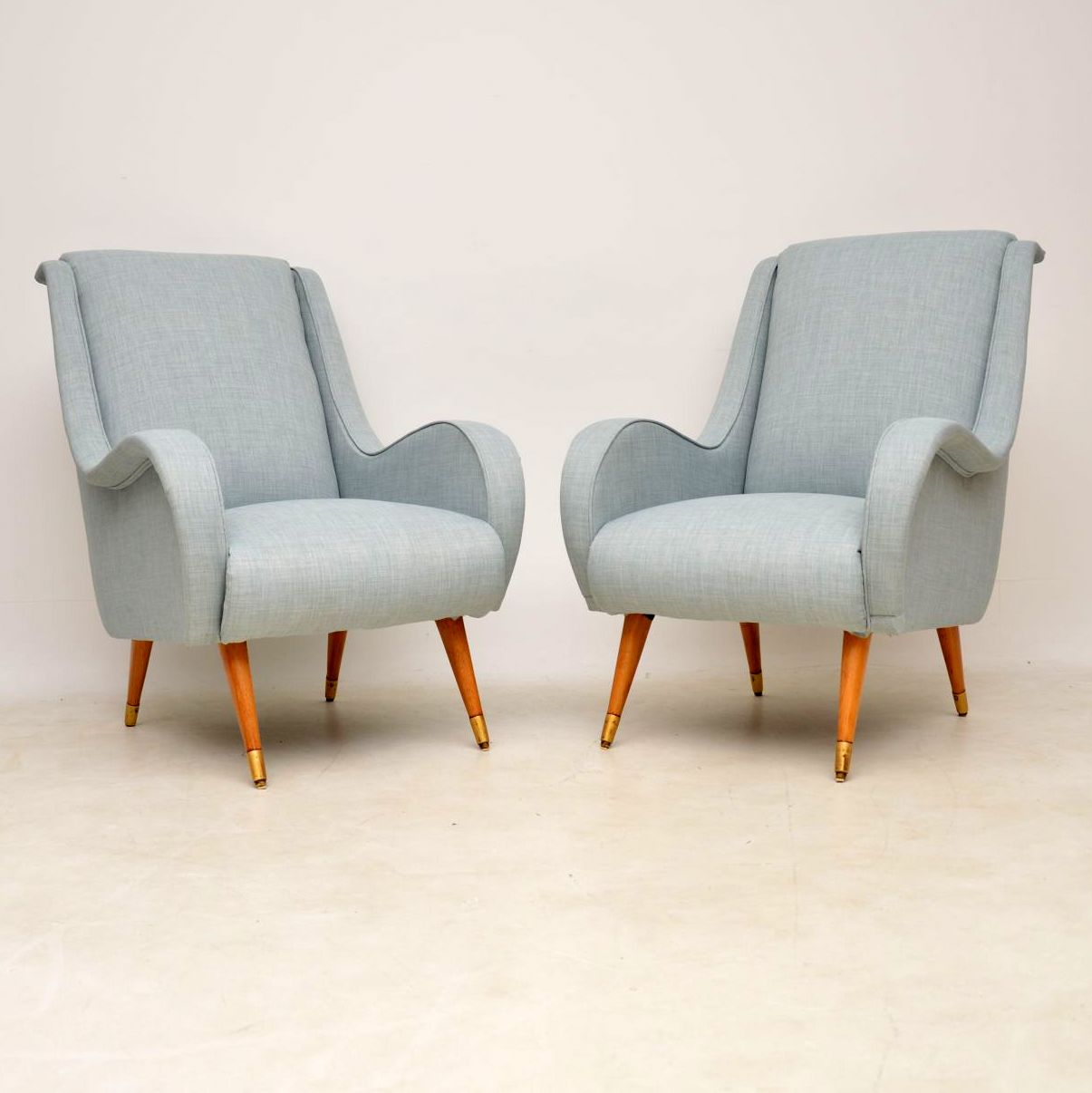 1950s Pair of Retro Italian Armchairs (1 of 1)