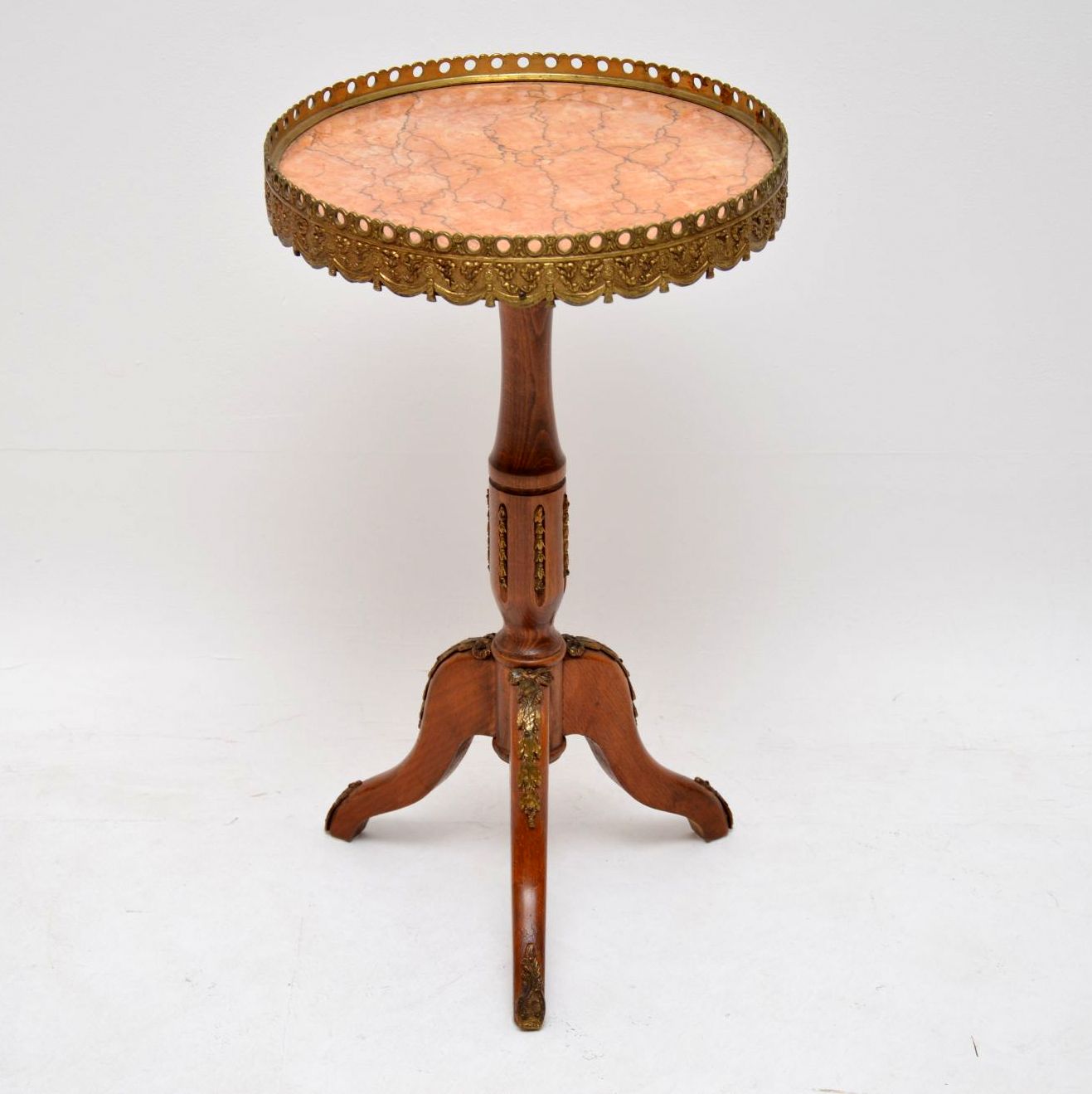 French Style Marble Top Wine Table c.1930 (1 of 1) French Style Marble Top Wine Table c.1930 (1 of 1)