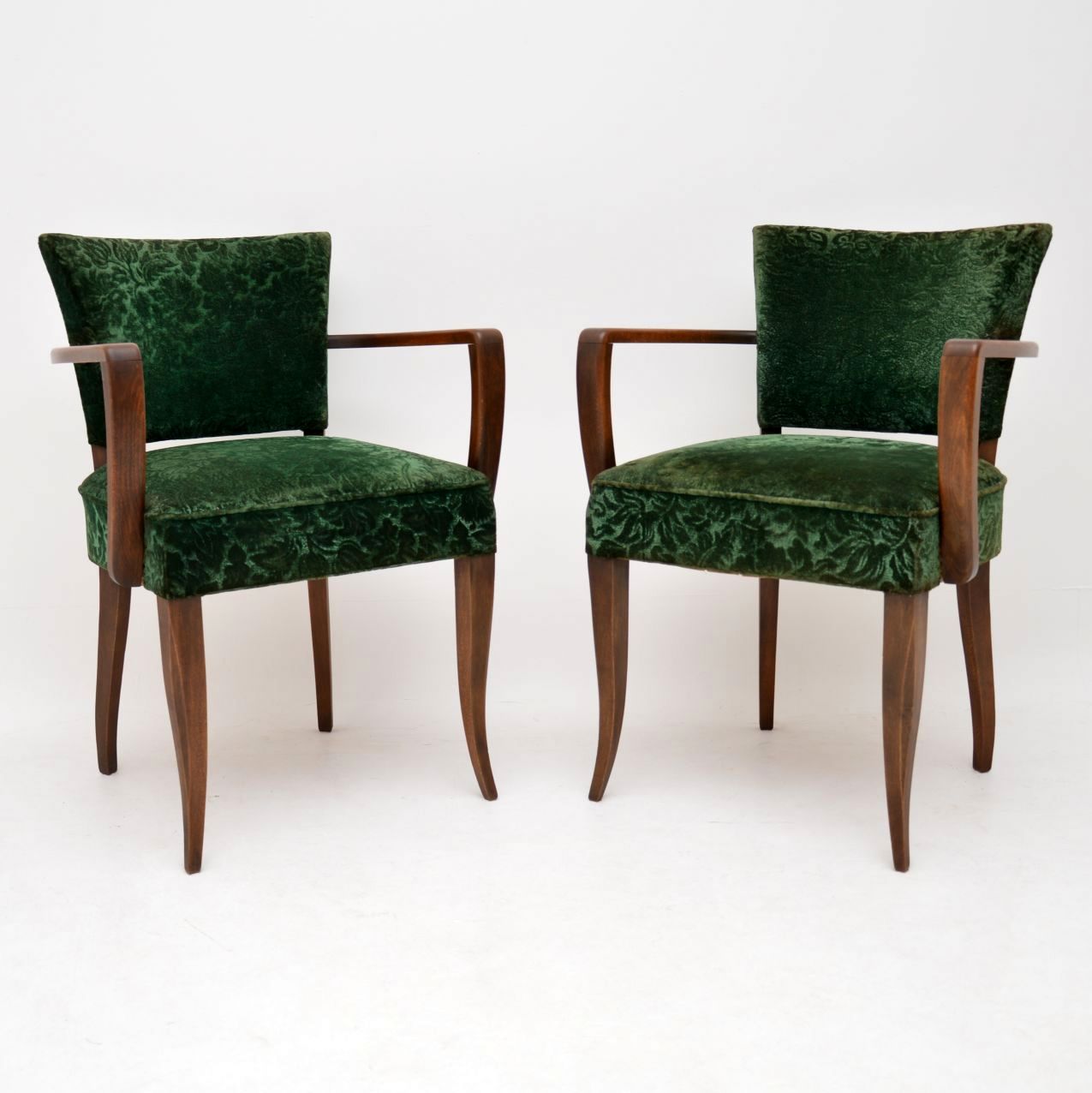 Pair of French Art Deco Armchairs c.1925 (1 of 1) Pair of French Art Deco Armchairs c.1925 (1 of 1)