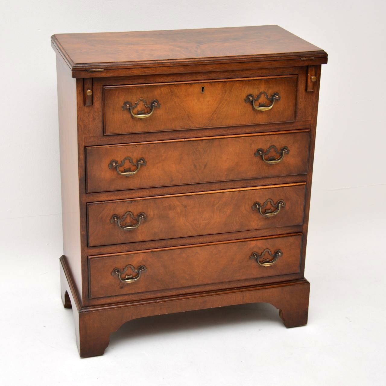 Walnut Bachelors Chest of Drawers c.1930 (1 of 1)
