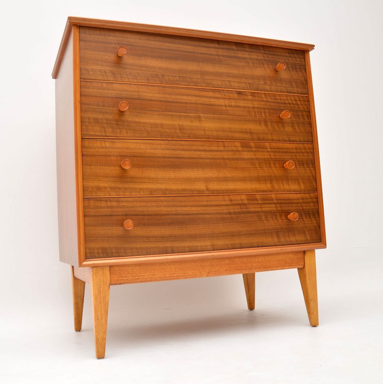 1950s Vintage Walnut Chest of Drawers by Alfred Cox (1 of 1)