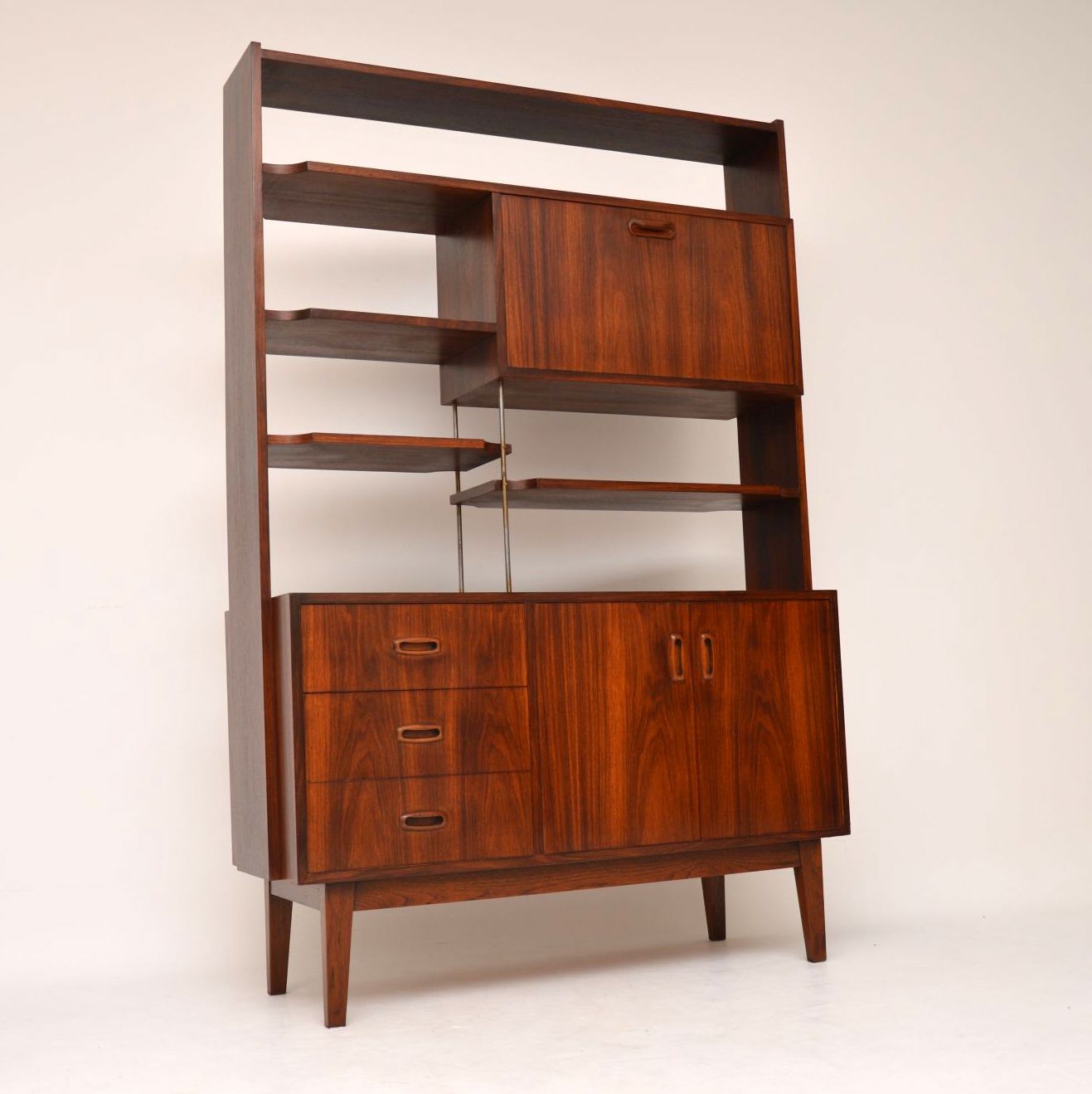 1960s Vintage Rosewood Bookcase / Room Divider Cabinet (1 of 1)
