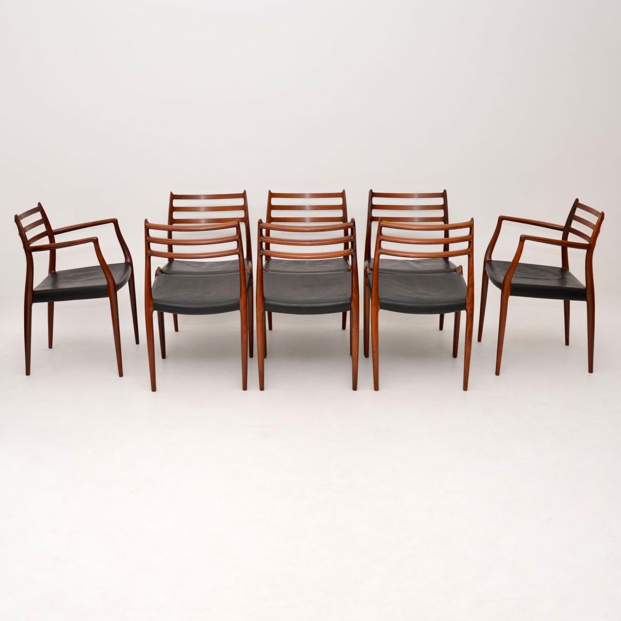 Set of 8 Danish Rosewood Model 78 Dining Chairs by Niels Moller (1 of 1) Set of 8 Danish Rosewood Model 78 Dining Chairs by Niels Moller (1 of 1)