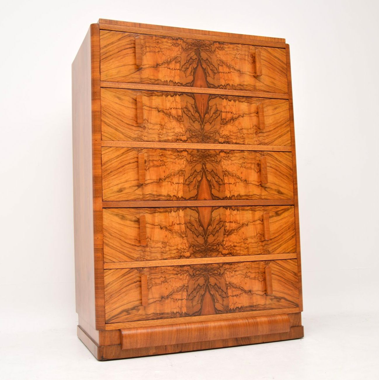1920’s Art Deco Burr Walnut Chest of Drawers (1 of 1)