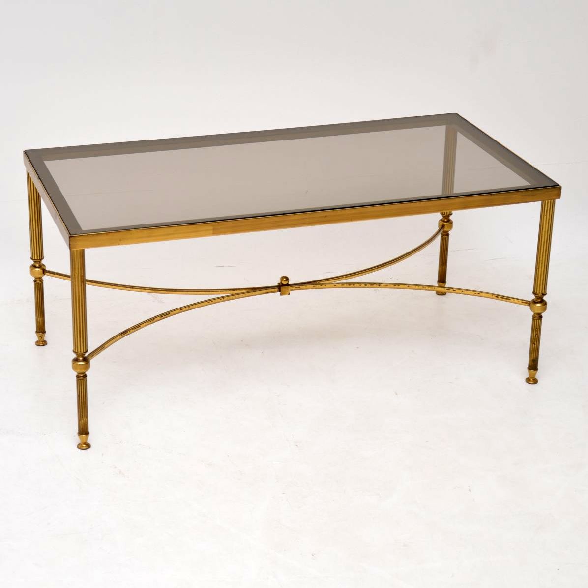 1960’S Vintage French Brass Coffee Table (1 of 1)