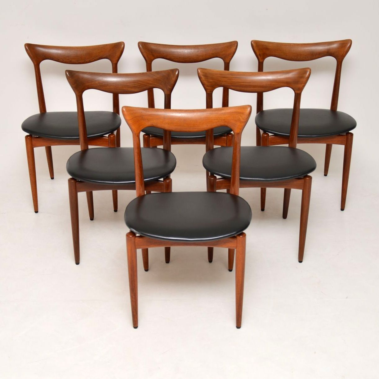 1960s Set of 6 Danish Afromosia Dining Chairs by HW Klein for Bramin (1 of 1) 1960s Set of 6 Danish Afromosia Dining Chairs by HW Klein for Bramin (1 of 1)