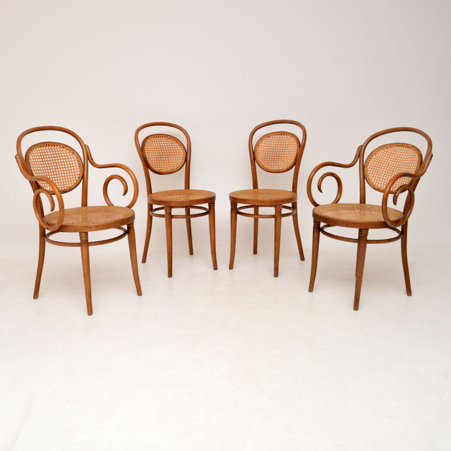 1950s Set of 4 Vintage Bentwood Thonet Dining Chairs (1 of 1)