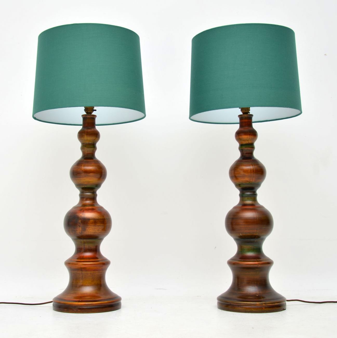 1960s Pair of Vintage Ceramic Table Lamps (1 of 9) 1960s Pair of Vintage Ceramic Table Lamps (1 of 9)