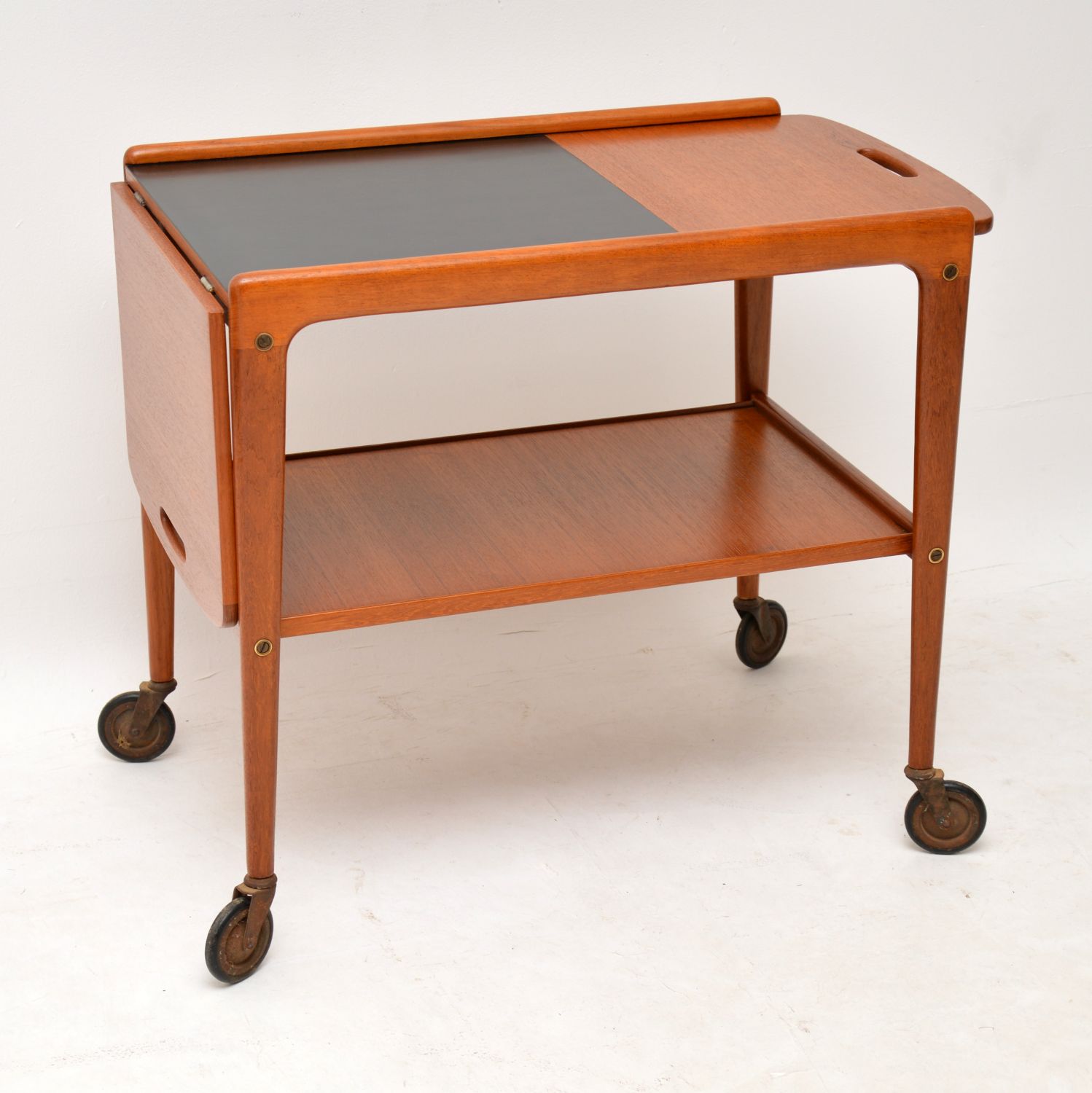 1960s Vintage Swedish Teak Drinks Trolley by Yngve Ekstrom (1 of 12)