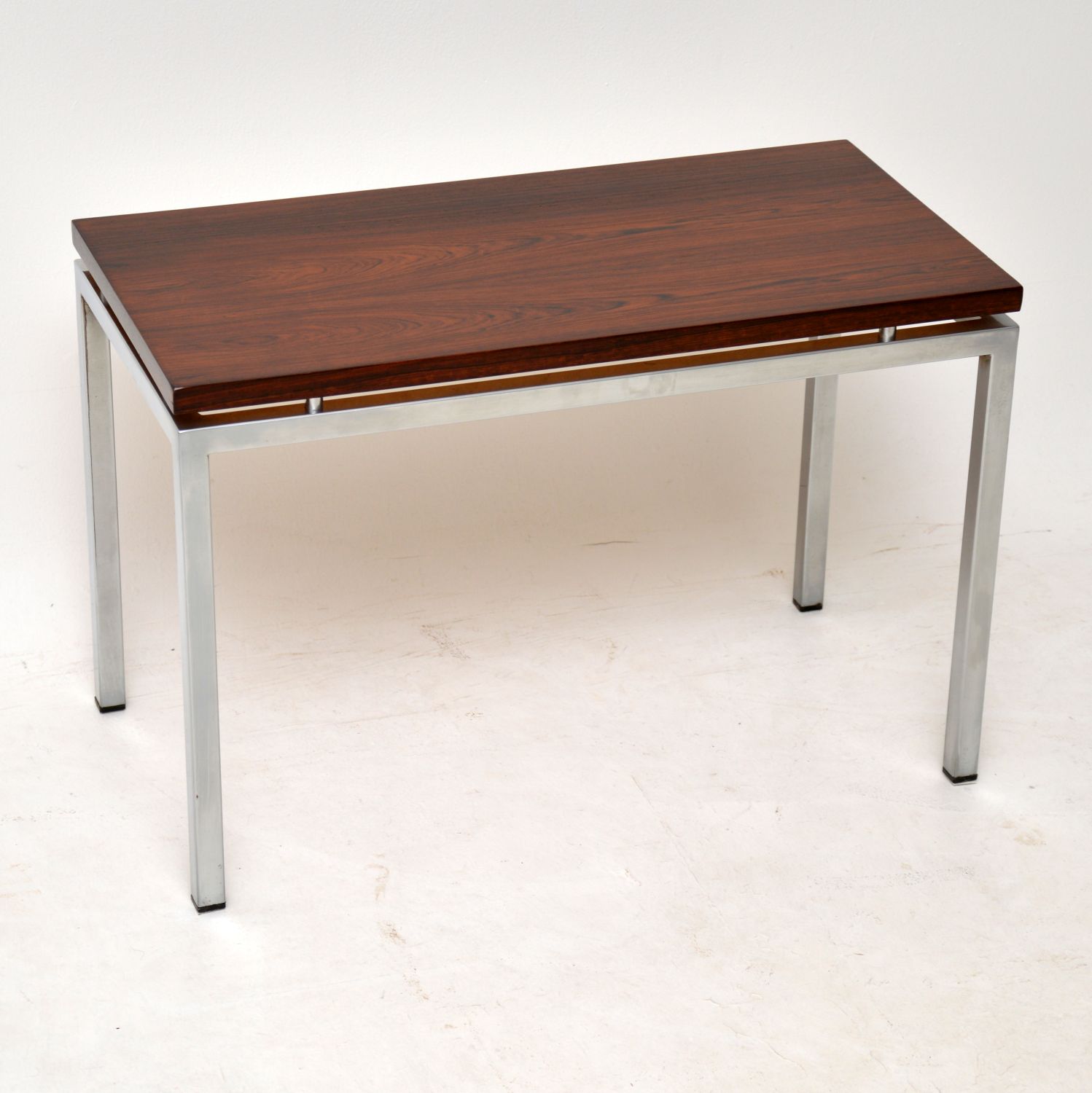 1960s Vintage Rosewood & Chrome Side / Coffee Table (1 of 1)