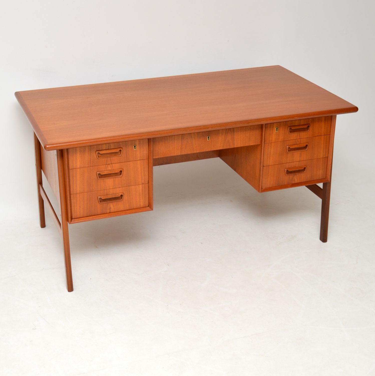1960s Vintage Danish Teak Desk by Tibergaard (1 of 1)