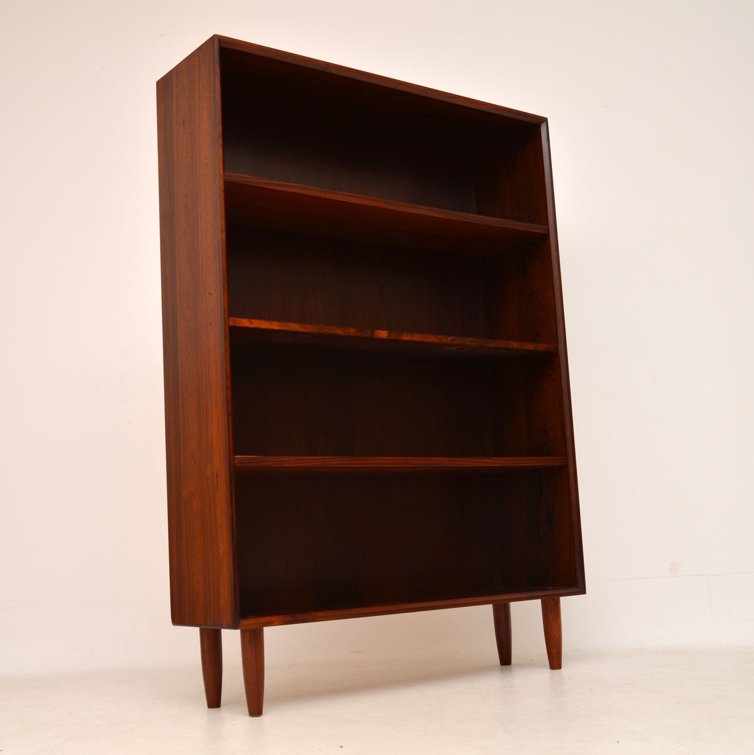 1960s Danish Vintage Rosewood Open Bookcase (1 of 13)