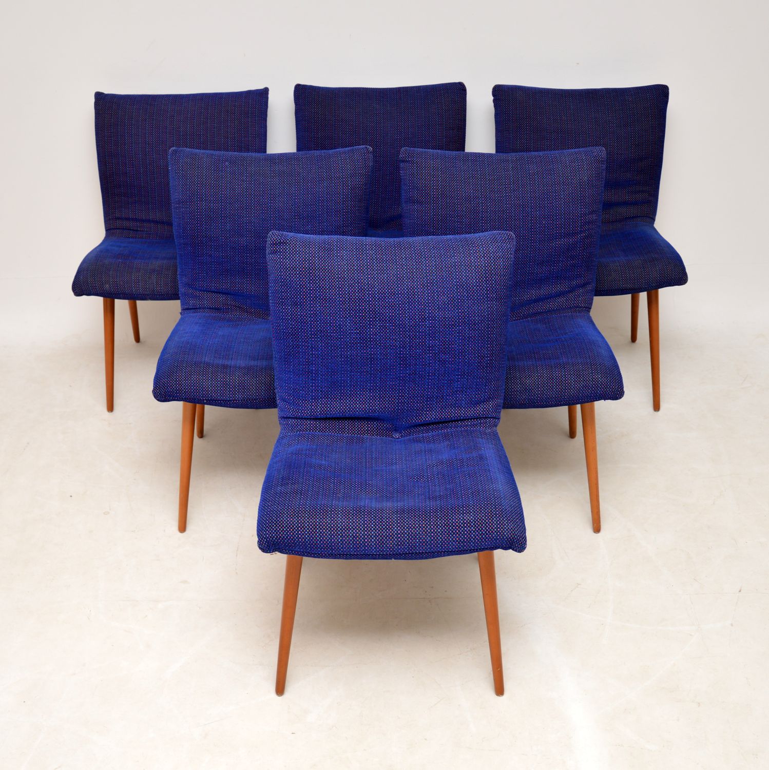 Set of 6 Retro Ligne Roset Dining Chairs (1 of 8)