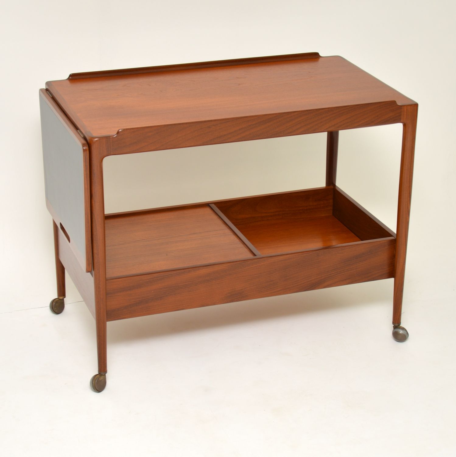 1960’s Danish Teak Drinks Trolley by Ib Kofod Larsen (1 of 11)