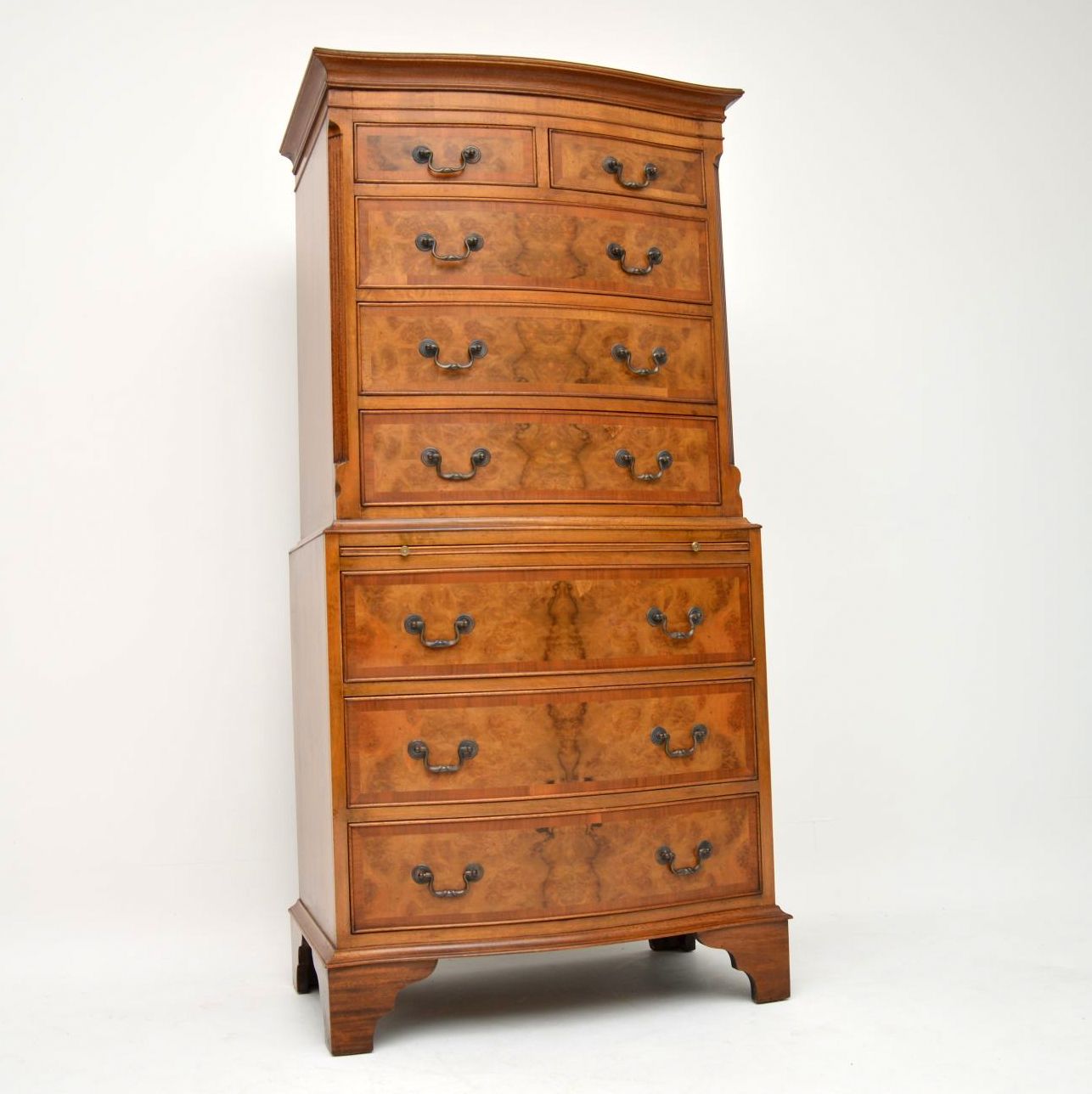 Burr Walnut Chest on Chest c.1930 (1 of 1) Burr Walnut Chest on Chest c.1930 (1 of 1)